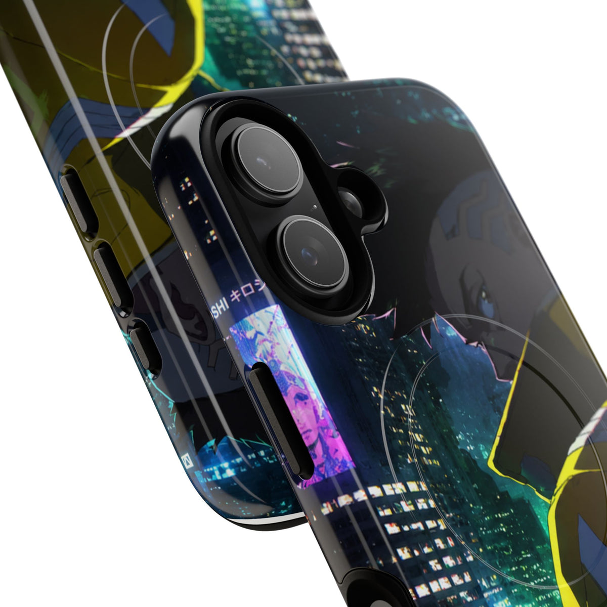 Cyberpunk Anime Cityscape Tough Magnetic Phone Case