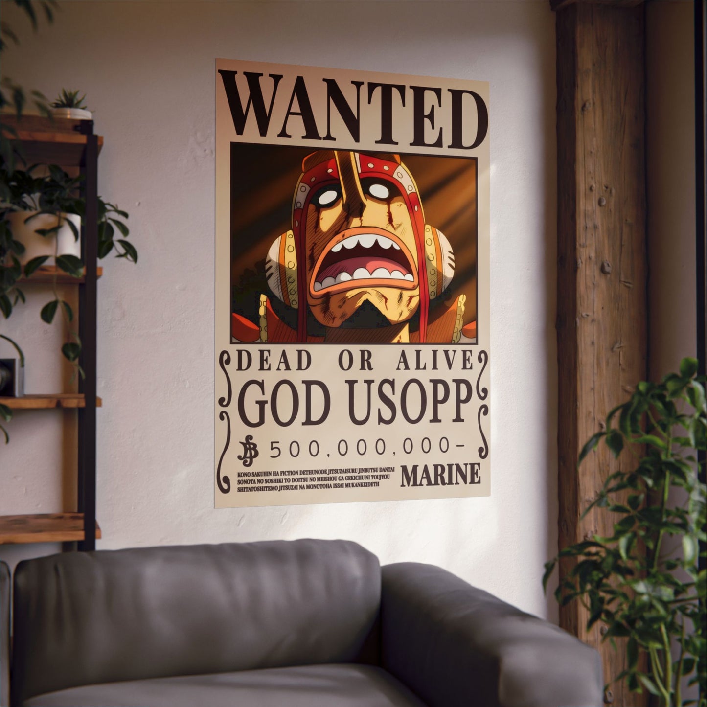 Wanted "God Usopp" Matte Poster — One Piece Wanted Poster Wall Art