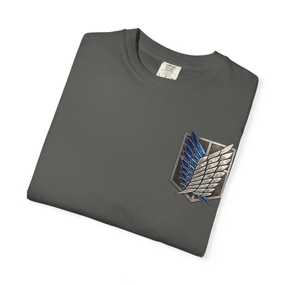 Attack on Titan Scout Regiment Tee — Eren vs Colossal Back Graphic T-Shirt