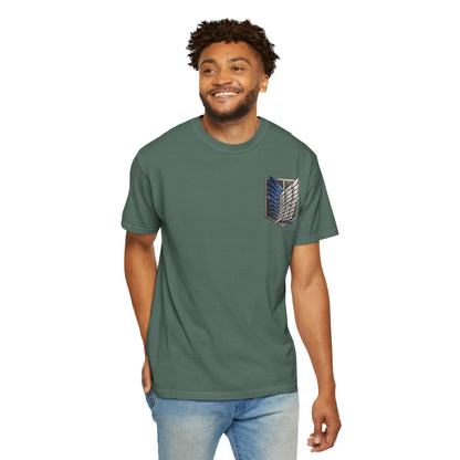 Attack on Titan Scout Regiment Tee — Eren vs Colossal Back Graphic T-Shirt