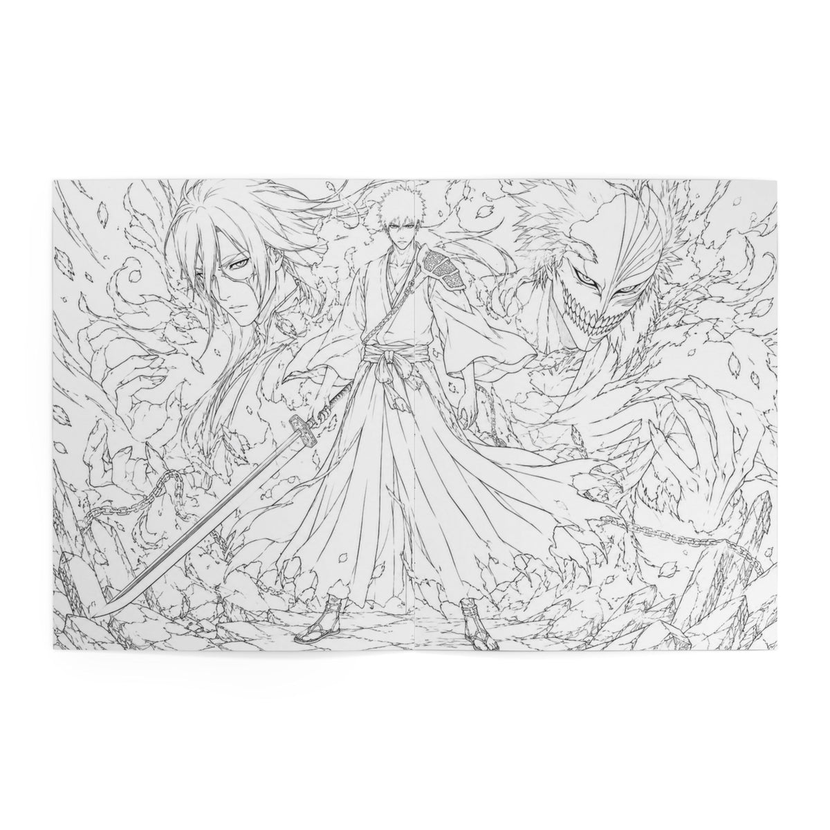 Bleach Anime Coloring Book – Shonen Action Character Art