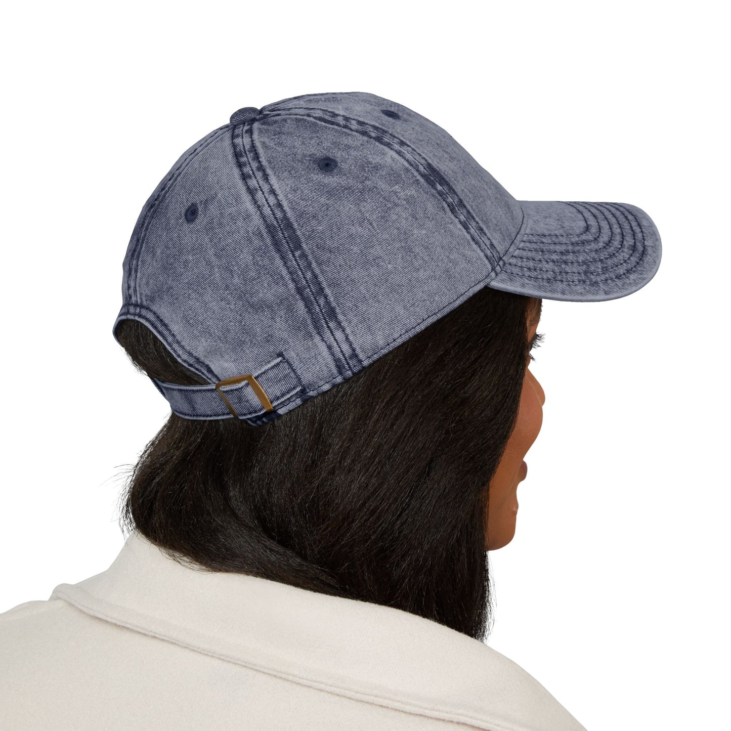 Vintage Embroidered Cap — Retro Lip Patch & "Sukuna" Text