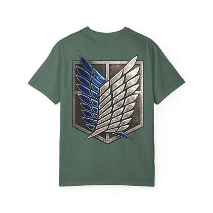 Scout Regiment T-Shirt — Wings of Freedom Military Emblem Tee