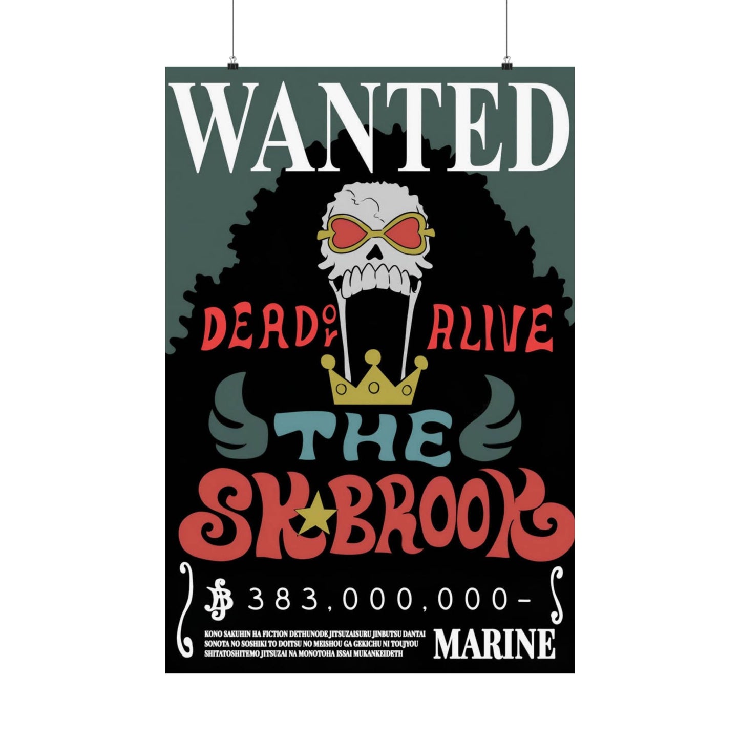 Wanted 'Soul King' Poster