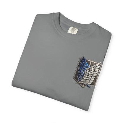 Attack on Titan Scout Regiment Tee — Eren vs Colossal Back Graphic T-Shirt