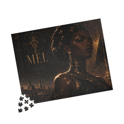 Mel Arcane Mystic Noir Portrait Puzzle — Dark Fantasy 110/252/520/1014-Piece Jigsaw