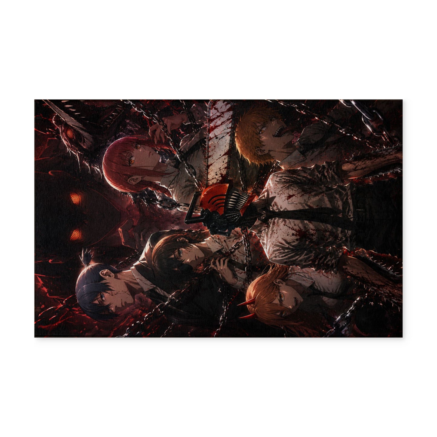 Chainsaw Man Anime Washable Rug