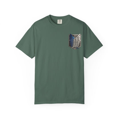 Attack on Titan Scout Regiment Tee — Eren vs Colossal Back Graphic T-Shirt