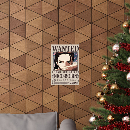 WANTED Nico Robin Poster — Anime Wanted Poster Matte Print
