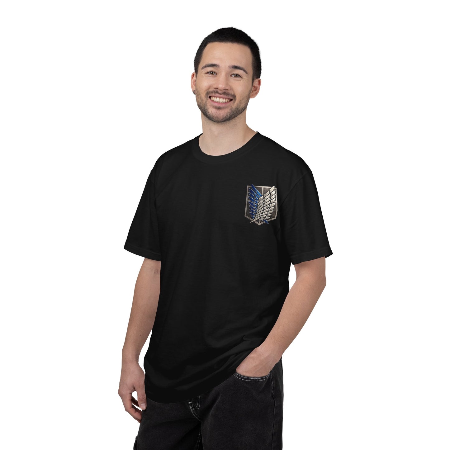 Scout Regiment T-Shirt — Wings of Freedom Military Emblem Tee
