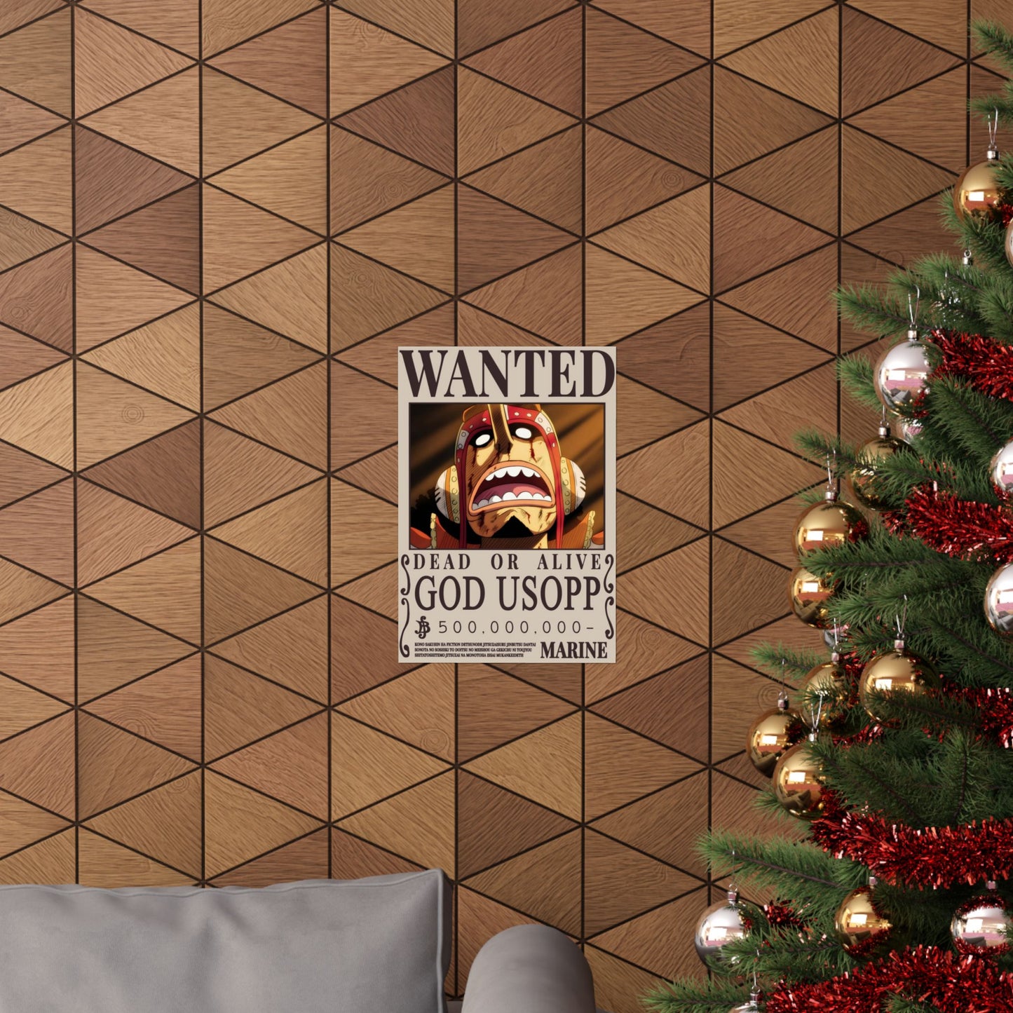 Wanted "God Usopp" Matte Poster — One Piece Wanted Poster Wall Art