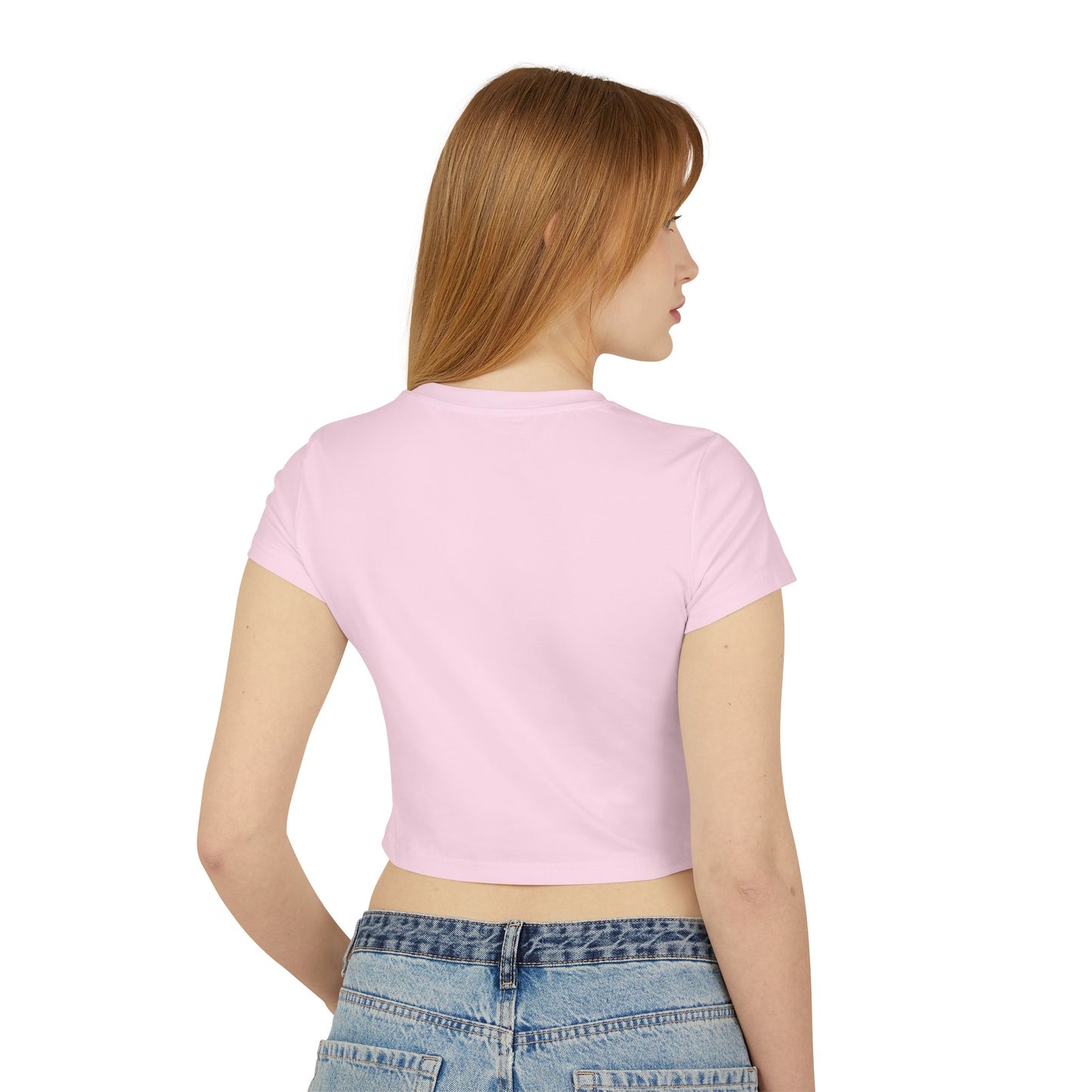 Anime Nezuko Crop Tee — Cute Kawaii Demon Girl Women’s Baby T-Shirt