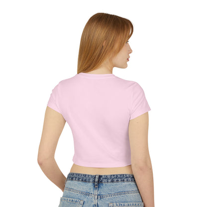 Anime Nezuko Crop Tee — Cute Kawaii Demon Girl Women’s Baby T-Shirt
