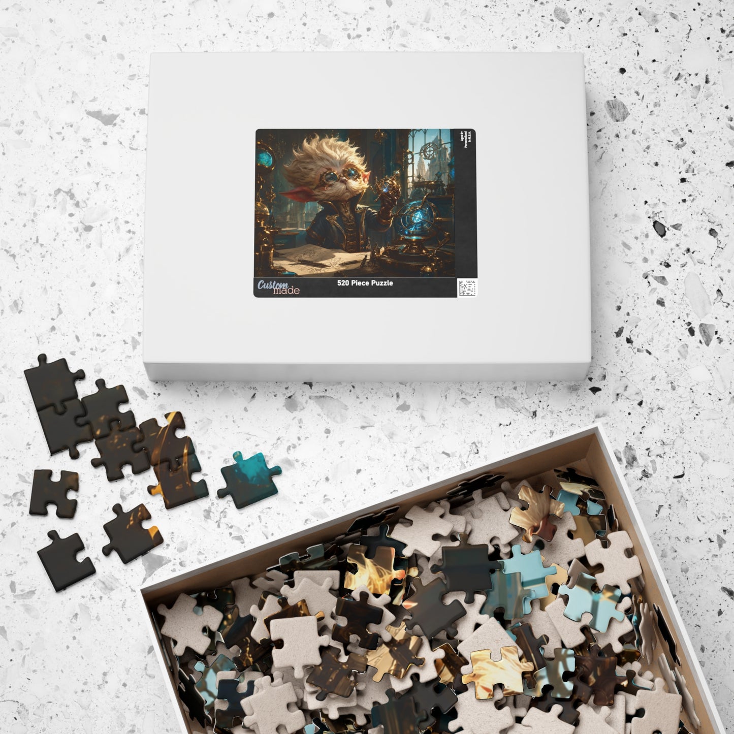 Heimerdinger Arcane Steampunk Gnome Inventor Jigsaw Puzzle – Fantasy 110/252/520-Piece