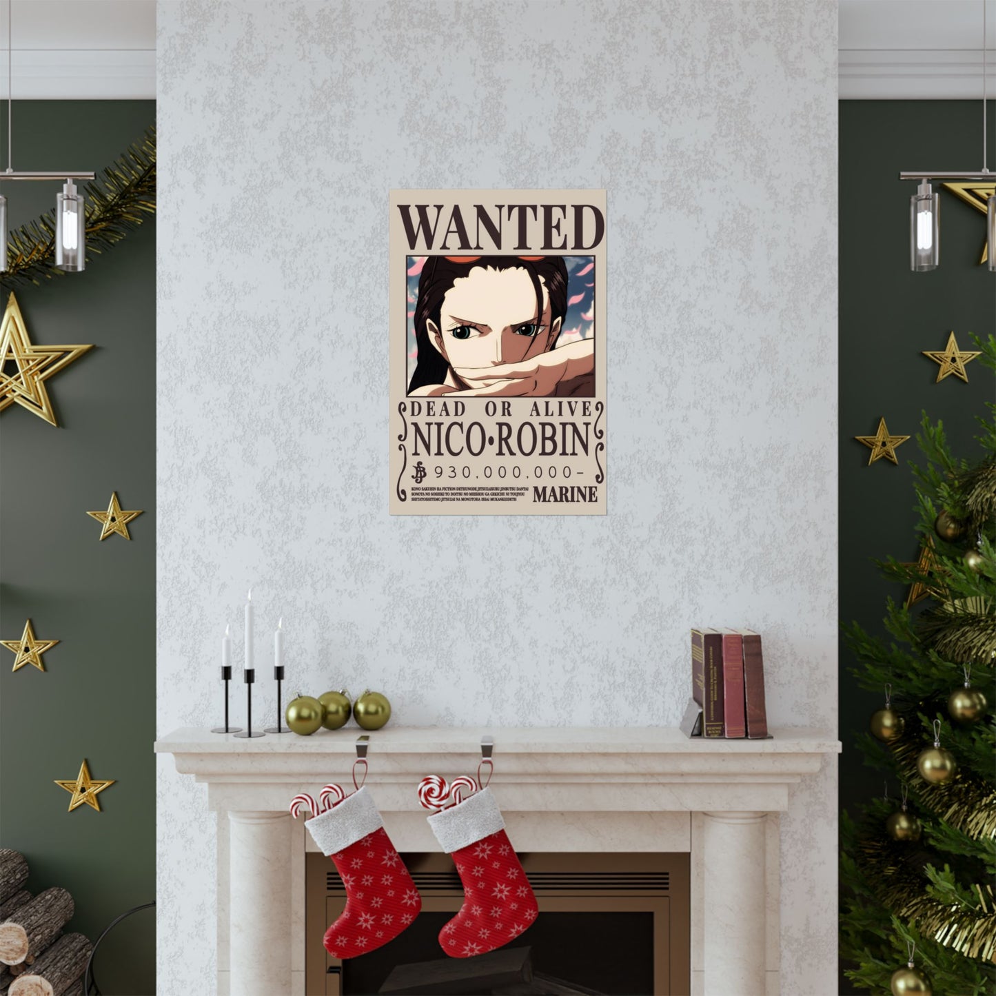 WANTED Nico Robin Poster — Anime Wanted Poster Matte Print