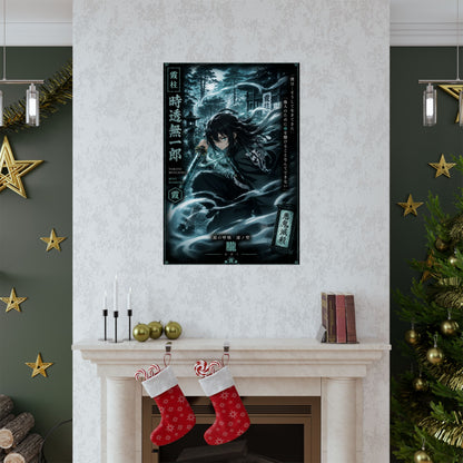 Muichiro Tokito Mist Hashira Matte Vertical Poster | Demon Slayer Wall Art