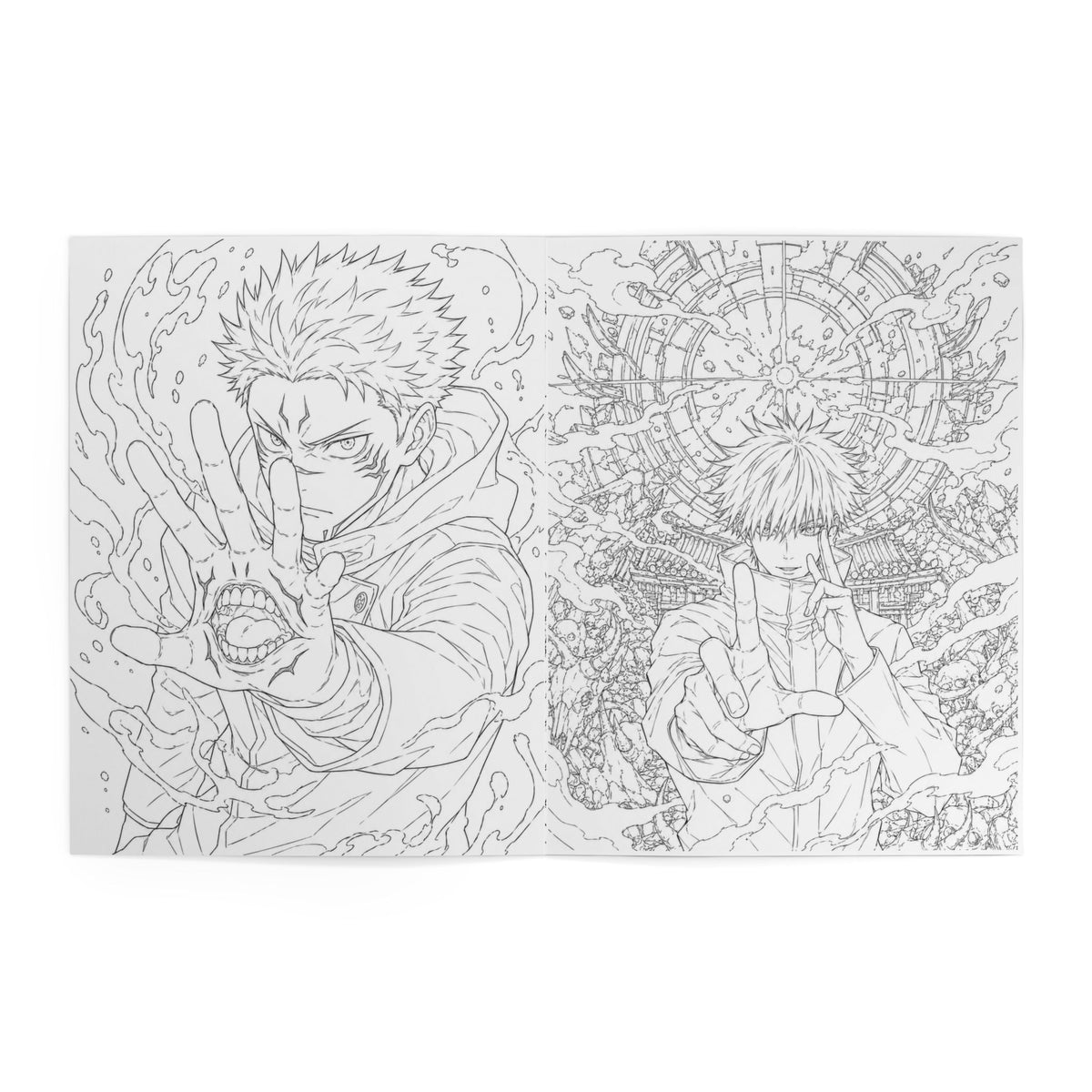 JJK Anime Coloring Book — Jujutsu Kaisen Characters Art Book
