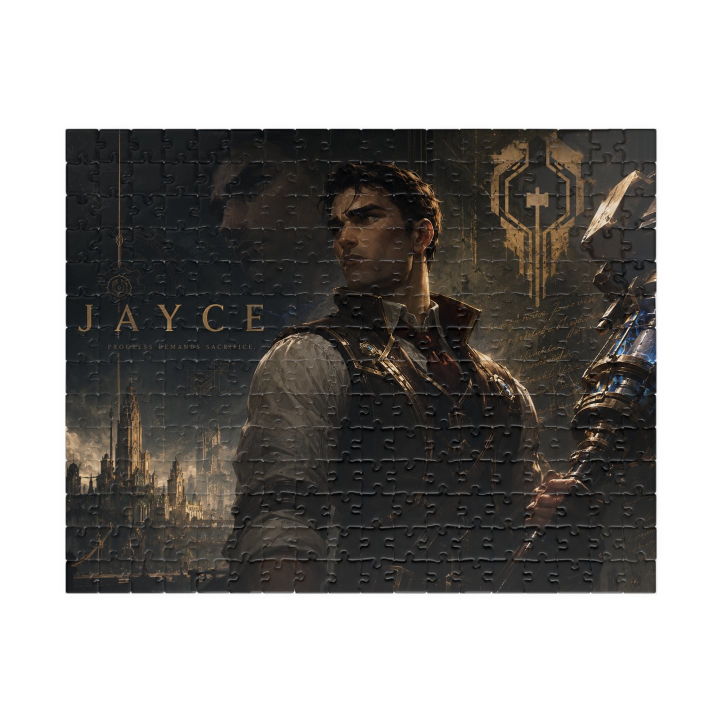 Jayce Arcane Fantasy Character Jigsaw Puzzle — High-Detail 110/252/520pc