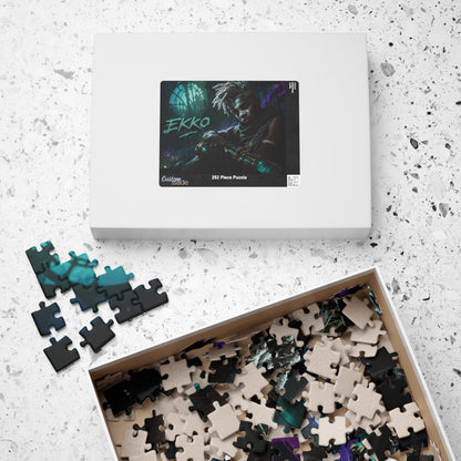Ekko Arcane Neon Night Jigsaw Puzzle — League-Inspired 110–520 Piece