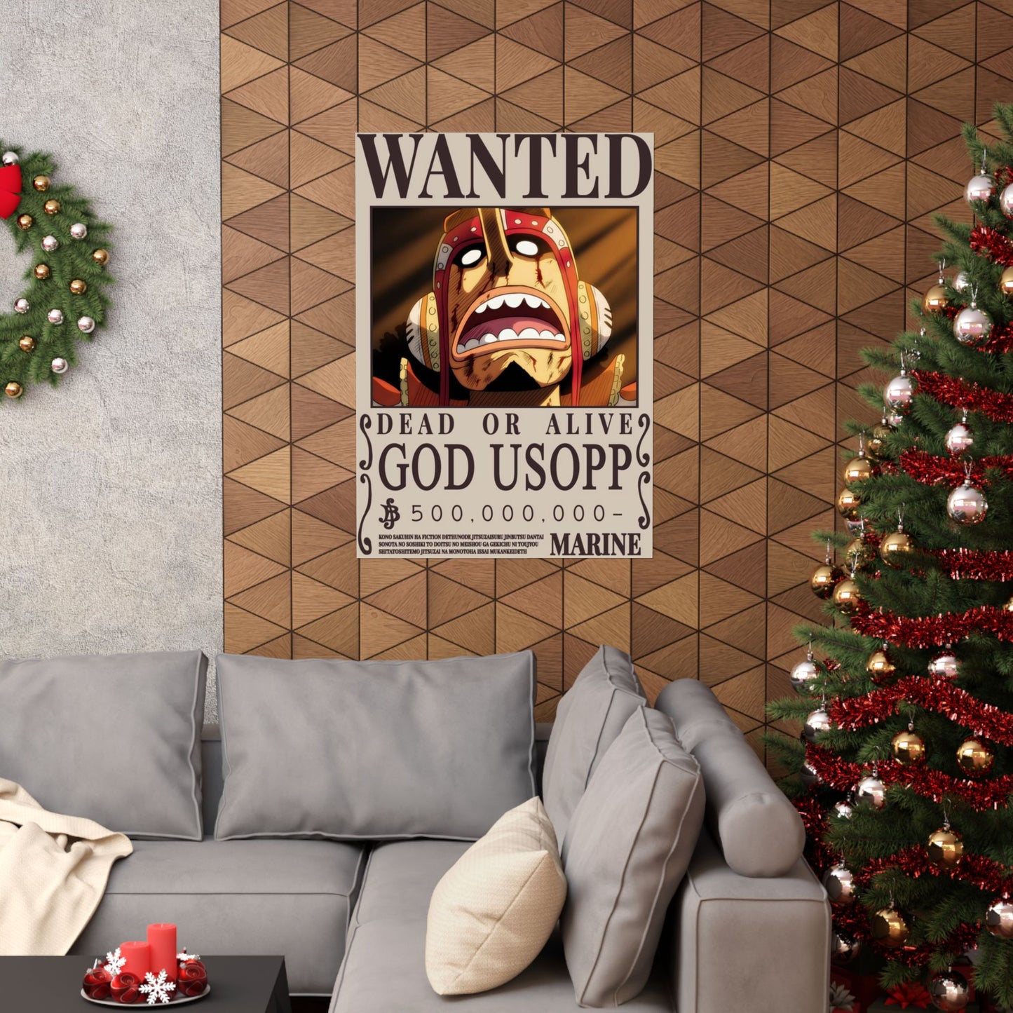 Wanted "God Usopp" Matte Poster — One Piece Wanted Poster Wall Art