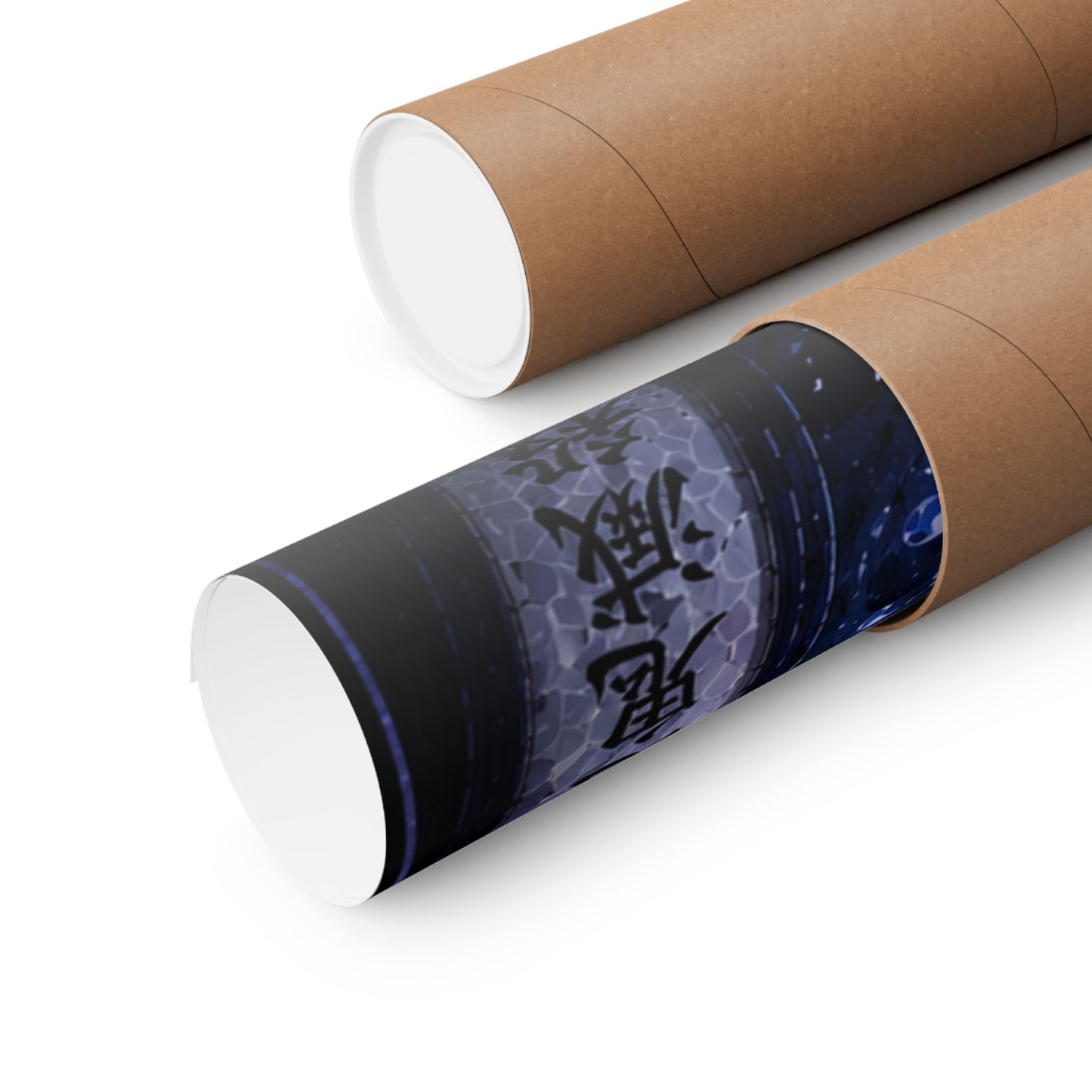 Demon Slayer Giyu Tomioka Matte Vertical Poster — Dark Anime Wall Art