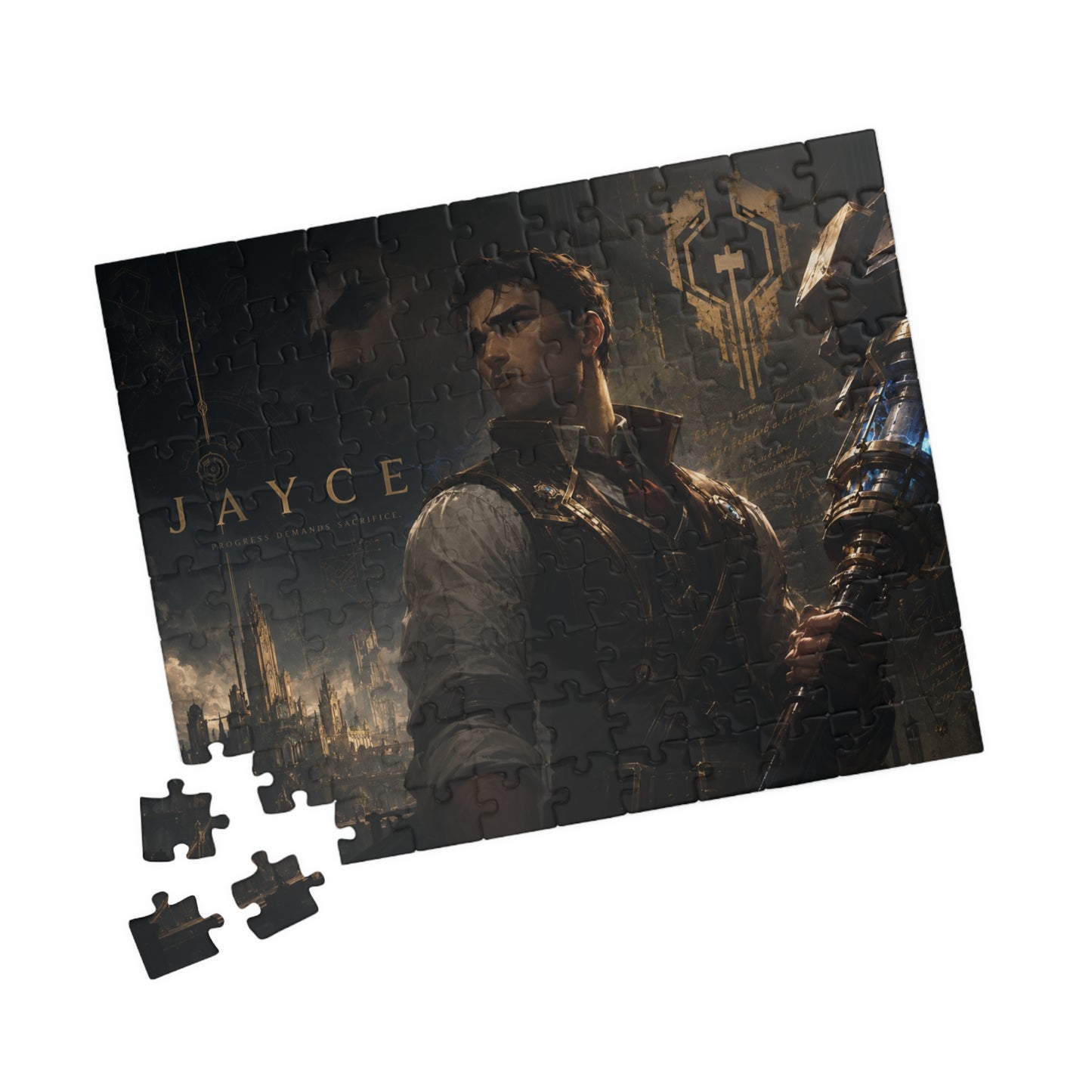 Jayce Arcane Fantasy Character Jigsaw Puzzle — High-Detail 110/252/520pc