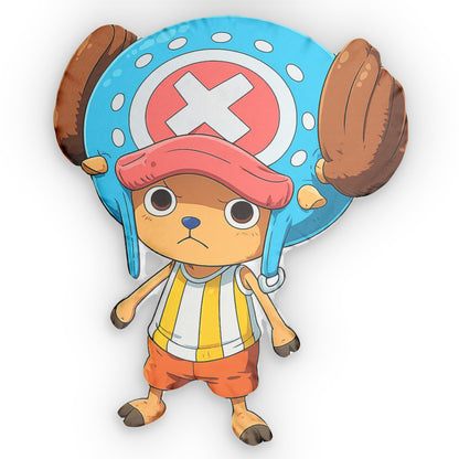 Tony Tony Chopper One Piece Anime Chibi Character Shaped Pillow — Cute Anime Plush Throw