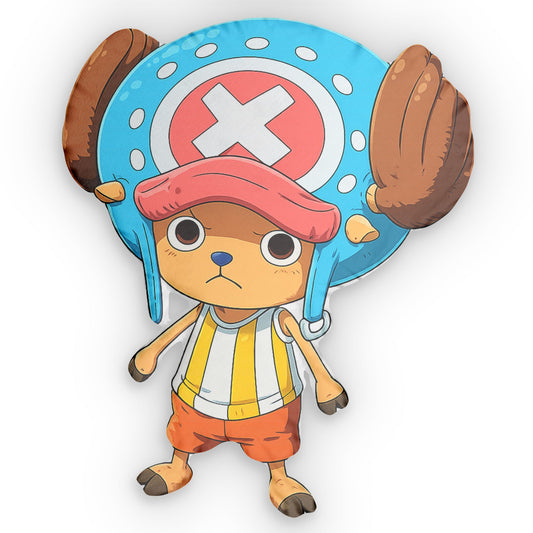 Tony Tony Chopper One Piece Anime Chibi Character Shaped Pillow — Cute Anime Plush Throw