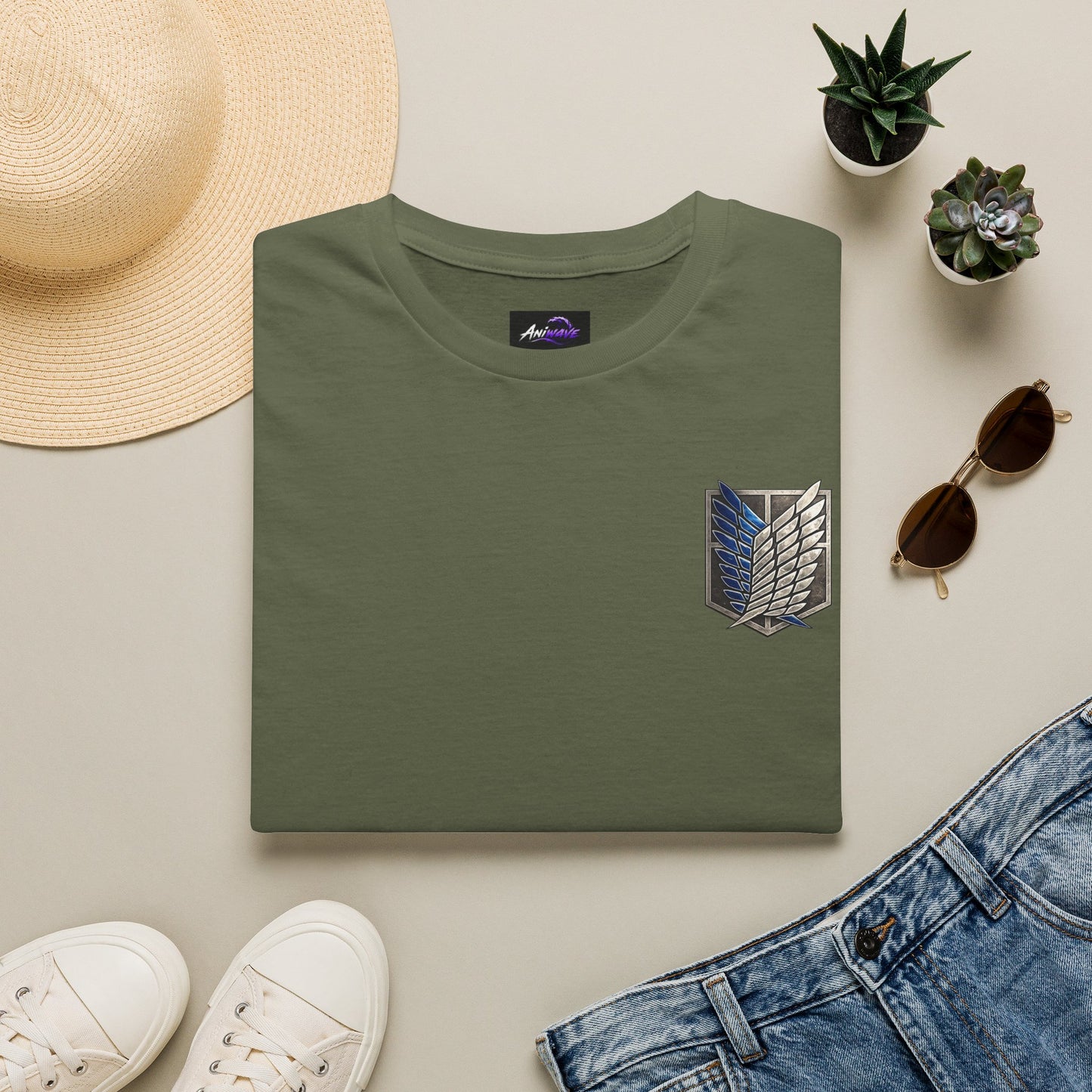 Attack on Titan Scout Regiment Pocket T-Shirt — Wings of Freedom Tee