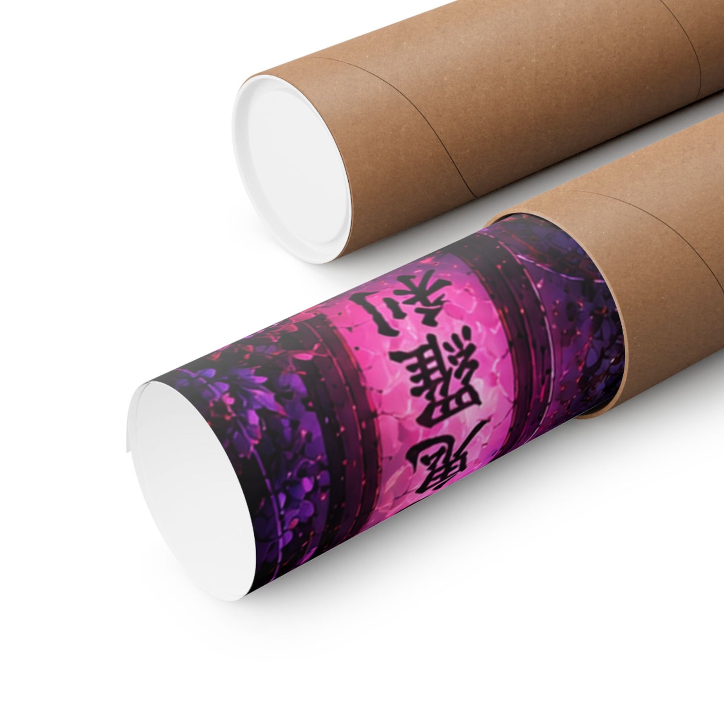 Demon Moon Matte Poster — Gothic Anime Vertical Wall Art