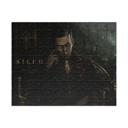 Silco Arcane Dark Gentleman Portrait Puzzle — Moody Noir 252–520 Piece Jigsaw