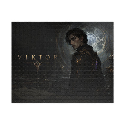 Viktor Arcane Dark Fantasy Puzzle — Gothic Portrait Jigsaw (110–520 pcs)