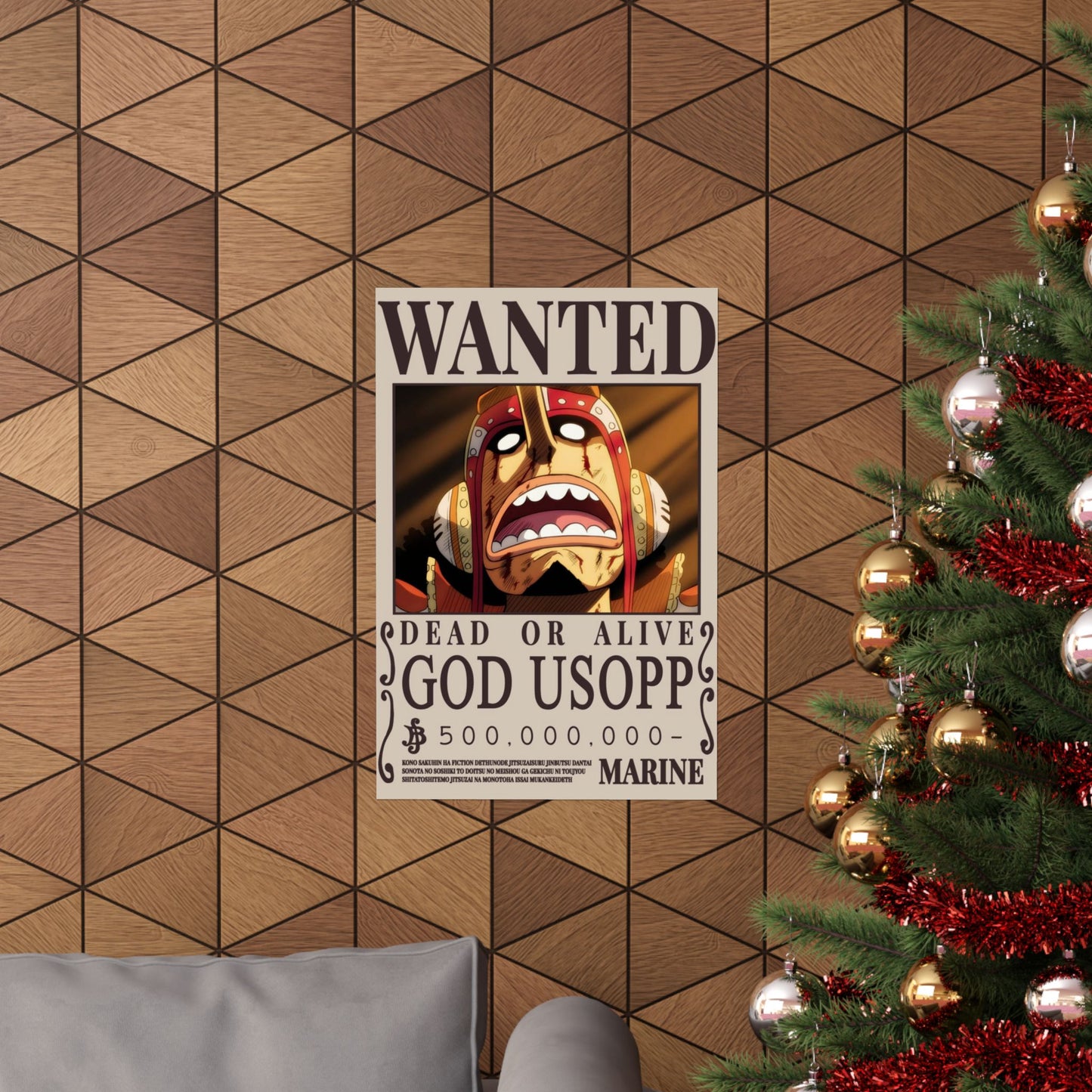 Wanted "God Usopp" Matte Poster — One Piece Wanted Poster Wall Art