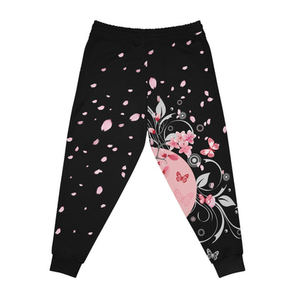 Floral Sakura Joggers — Cherry Blossom Athletic Sweatpants