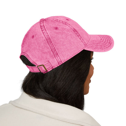Vintage Embroidered Cap — Retro Lip Patch & "Sukuna" Text