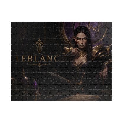 Leblanc Arcane Dark Sorceress Puzzle — Fantasy Portrait Jigsaw (110/252/520/1014 pcs)