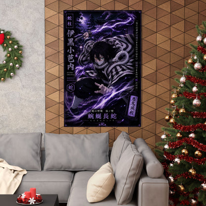 Matte Poster — Dark Anime Snake Spirit Design (Vertical)