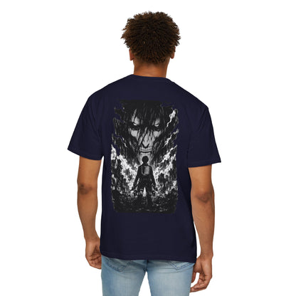Attack on Titan Scout Regiment Tee — Eren vs Colossal Back Graphic T-Shirt