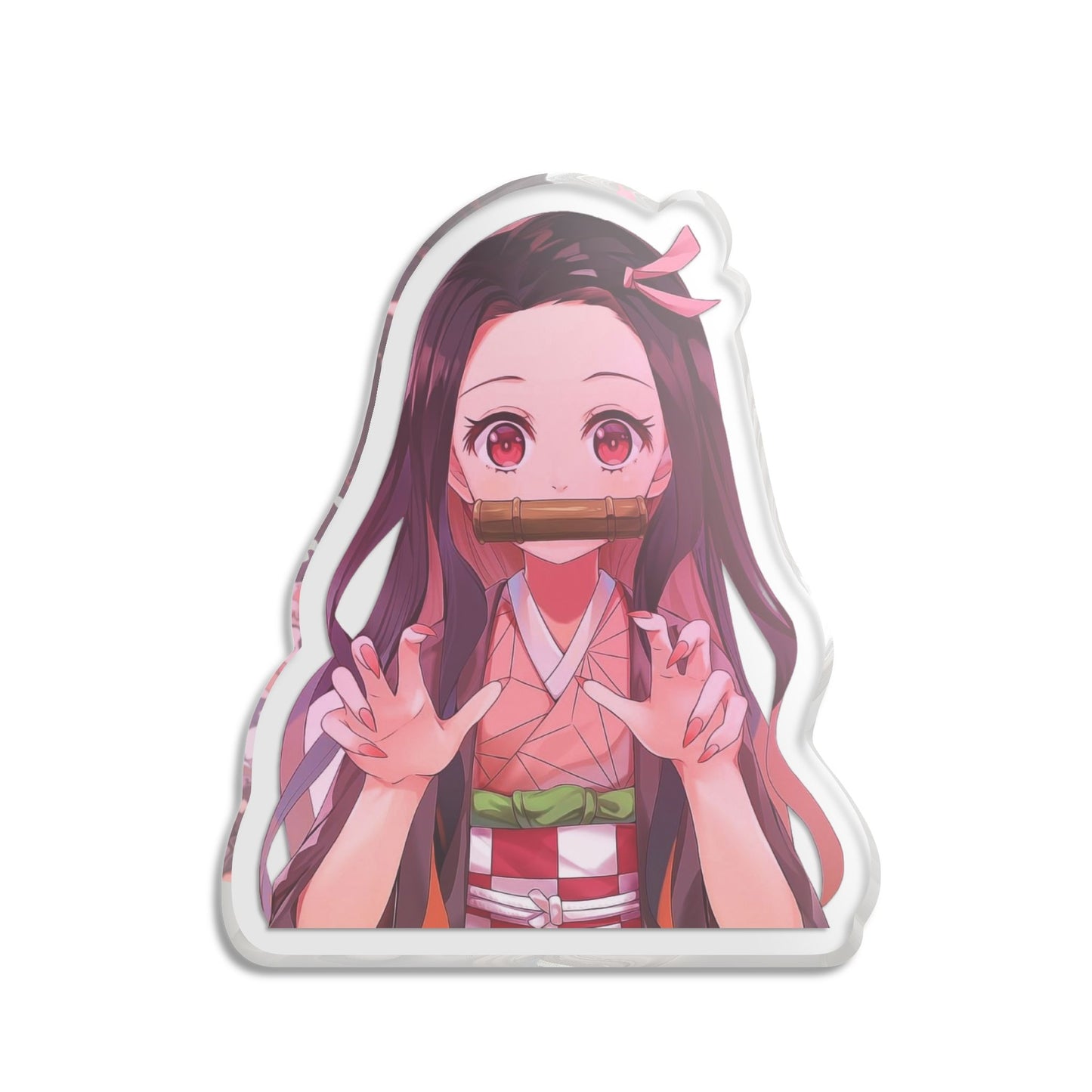 Nezuko Anime Cutout Statue — Custom Character Acrylic Figure