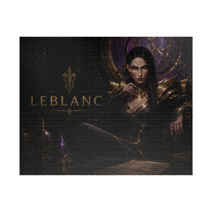 Leblanc Arcane Dark Sorceress Puzzle — Fantasy Portrait Jigsaw (110/252/520/1014 pcs)