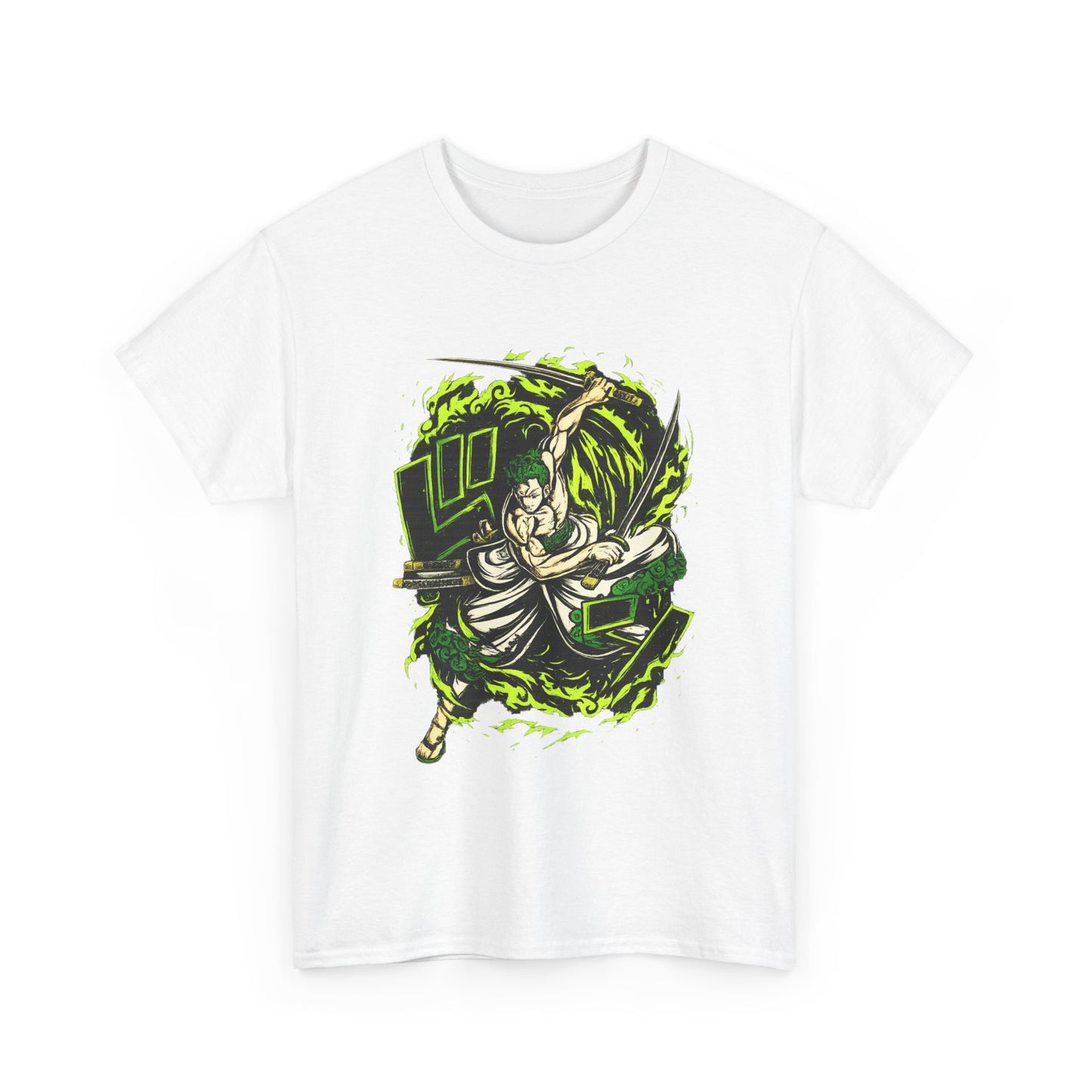Zoro One Piece Tee — Zoro Anime Storm T-Shirt