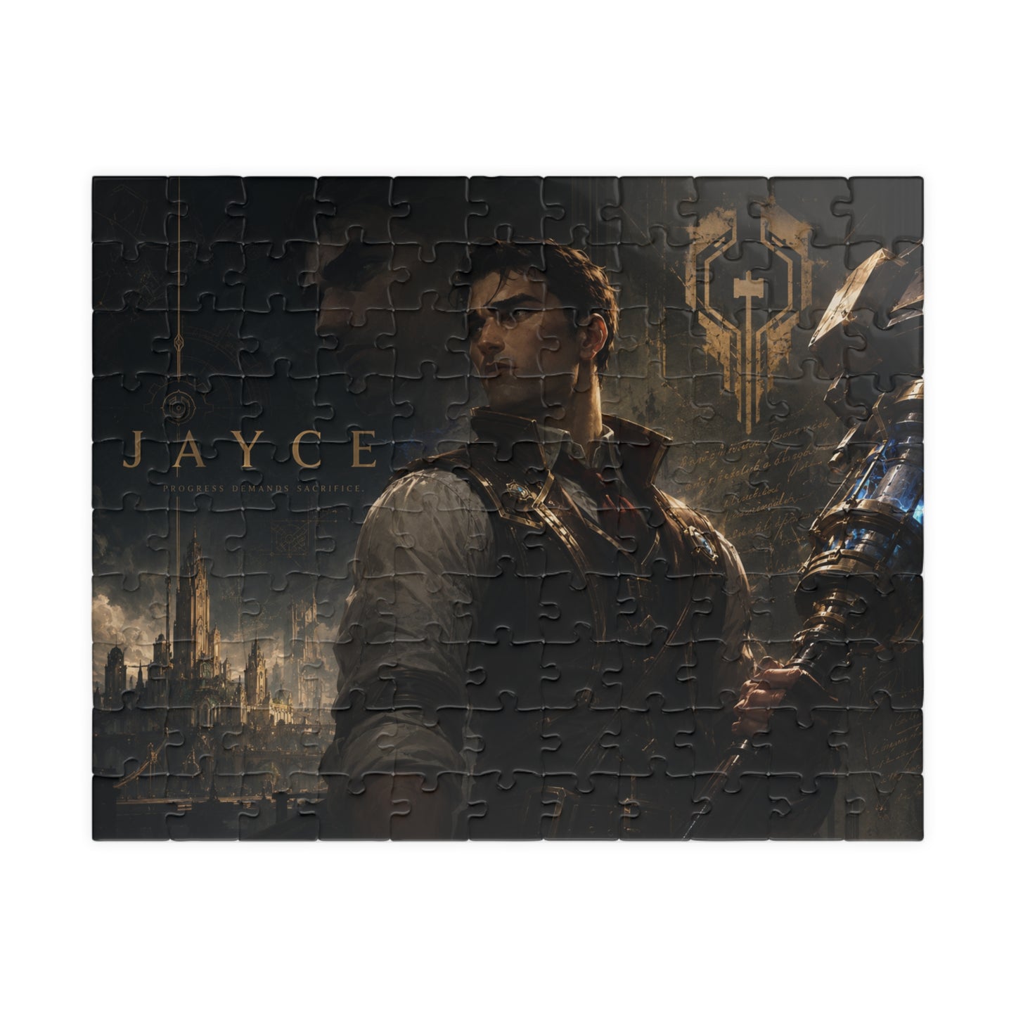 Jayce Arcane Fantasy Character Jigsaw Puzzle — High-Detail 110/252/520pc
