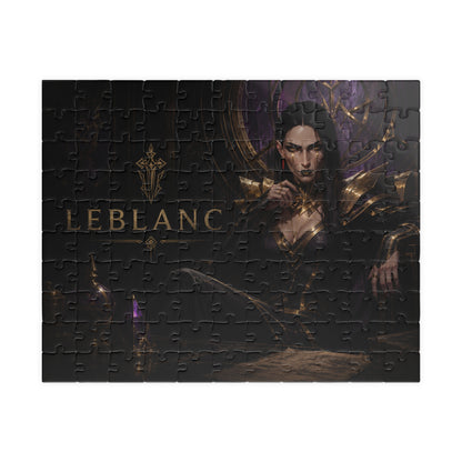 Leblanc Arcane Dark Sorceress Puzzle — Fantasy Portrait Jigsaw (110/252/520/1014 pcs)