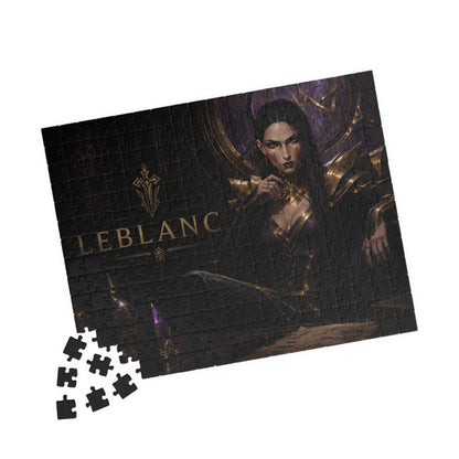 Leblanc Arcane Dark Sorceress Puzzle — Fantasy Portrait Jigsaw (110/252/520/1014 pcs)