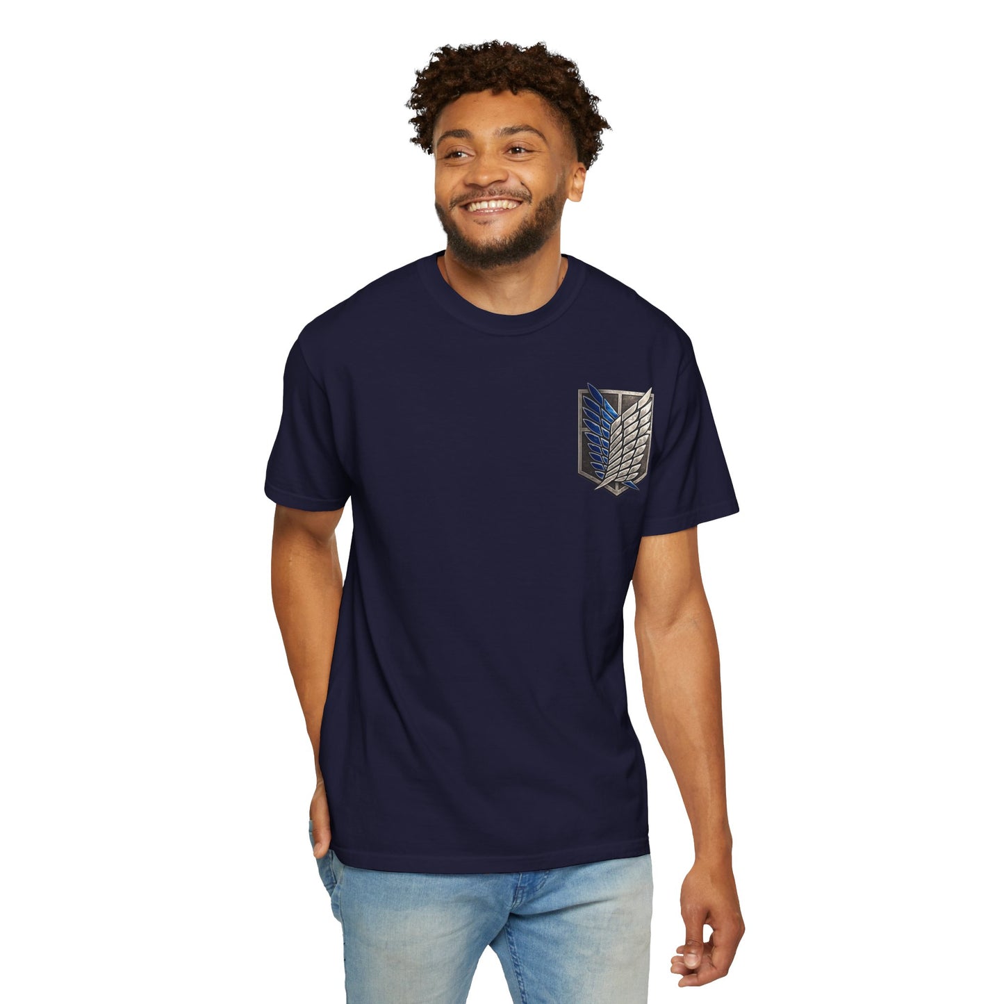 Attack on Titan Scout Regiment Tee — Eren vs Colossal Back Graphic T-Shirt