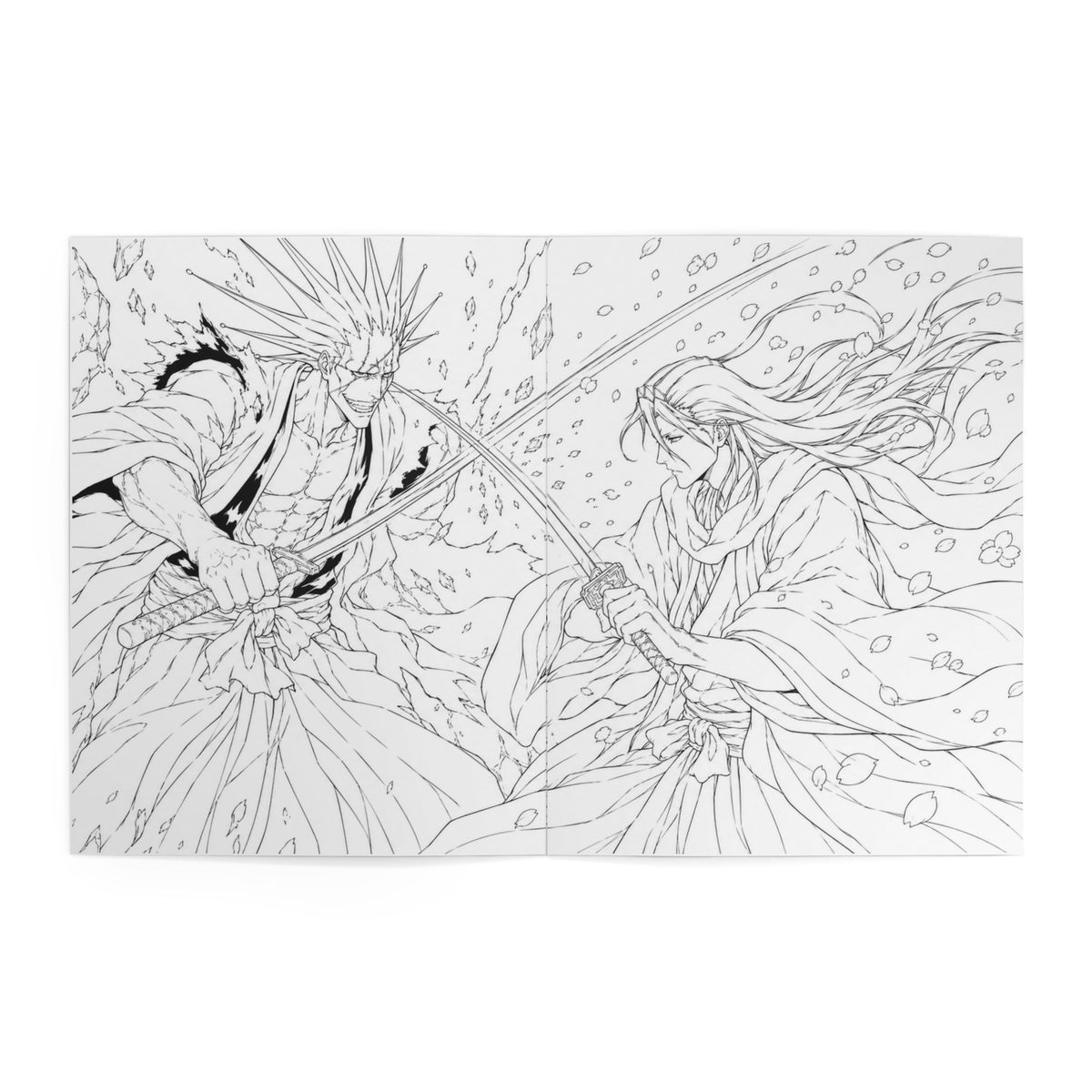 Bleach Anime Coloring Book – Shonen Action Character Art