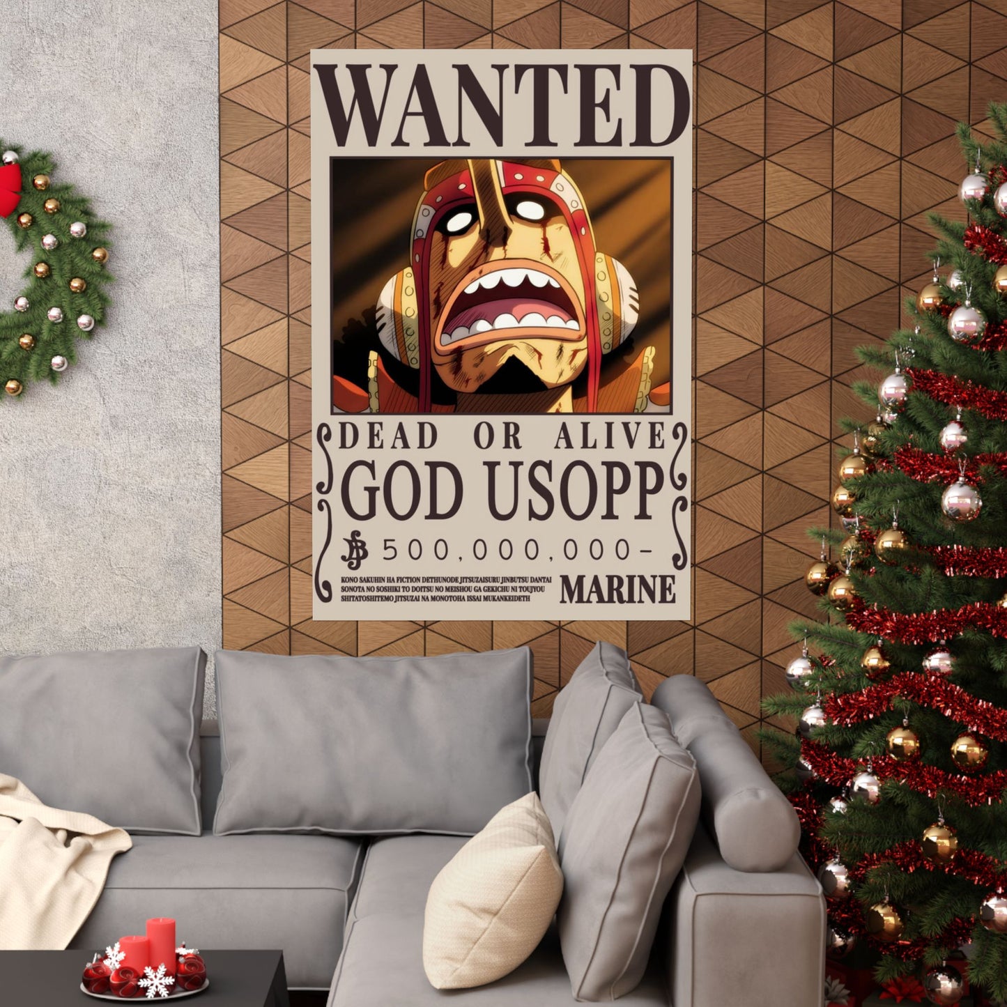 Wanted "God Usopp" Matte Poster — One Piece Wanted Poster Wall Art