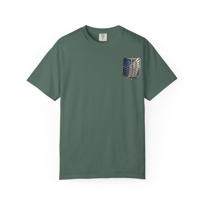 Scout Regiment T-Shirt — Wings of Freedom Military Emblem Tee