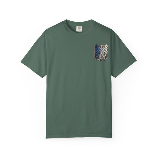 Scout Regiment T-Shirt — Wings of Freedom Military Emblem Tee