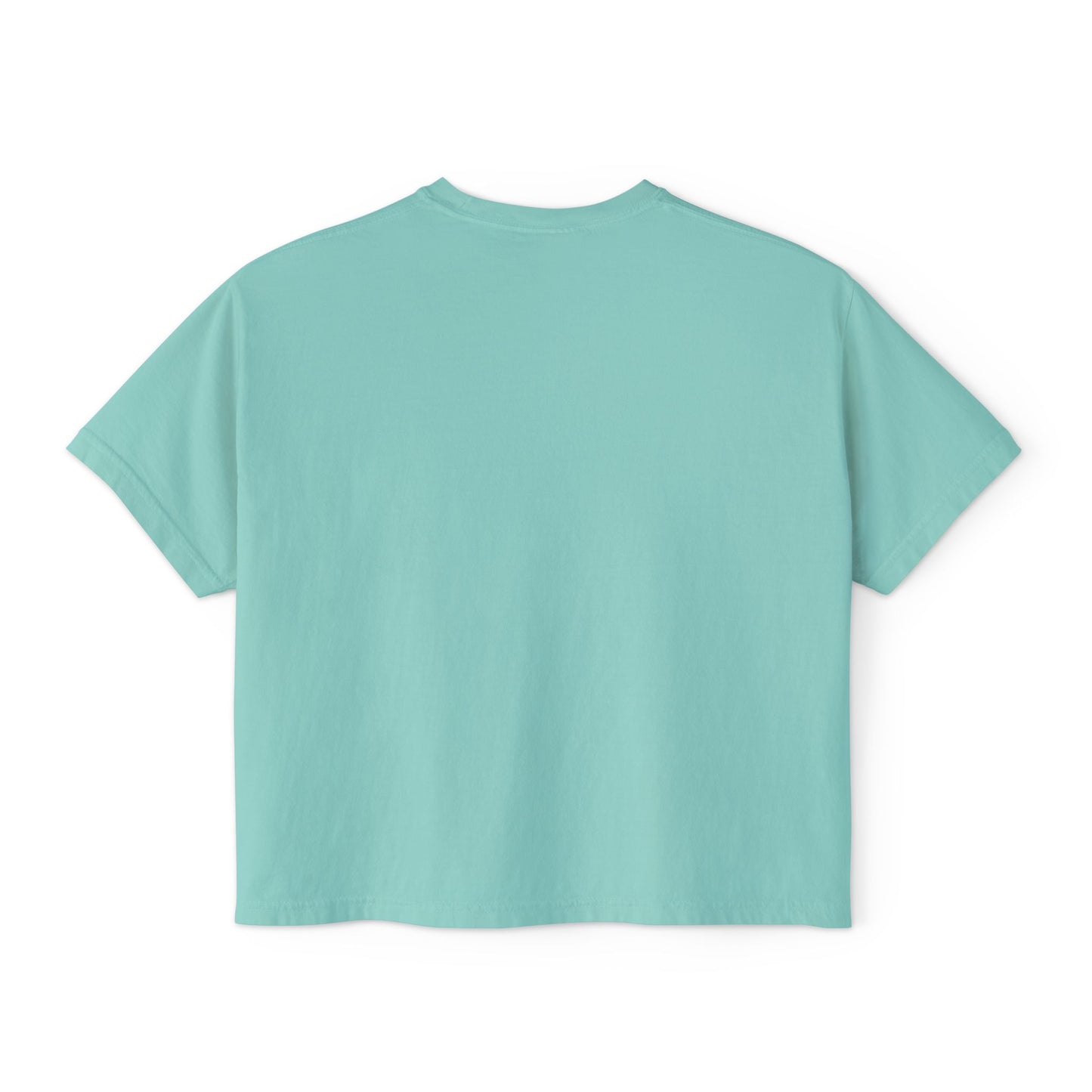Anime Elf Portrait Boxy Tee — White Women’s Cropped Graphic Shirt